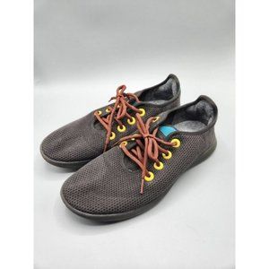Allbirds Tree Runner  Shoes Mens 11 Black Yellow Eyelets 0420 RM1 Sneakers
